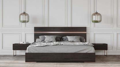 Benzon Italian Dark Rovere Platform bed