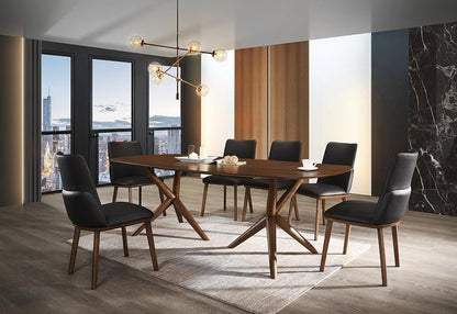 Utah Walnut Rectangular Dining Table