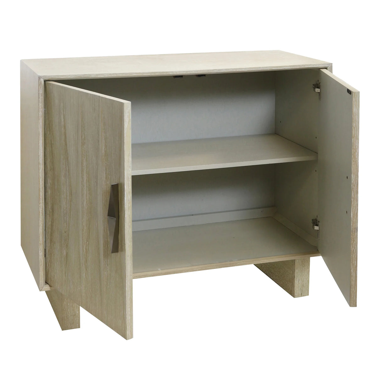 Tucson Two Door Cabinet with Dimensional Design Door Fronts
