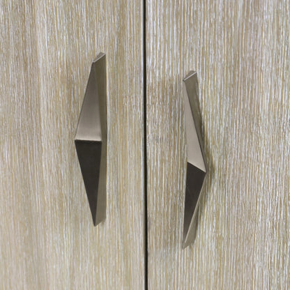 Tucson Two Door Cabinet with Dimensional Design Door Fronts