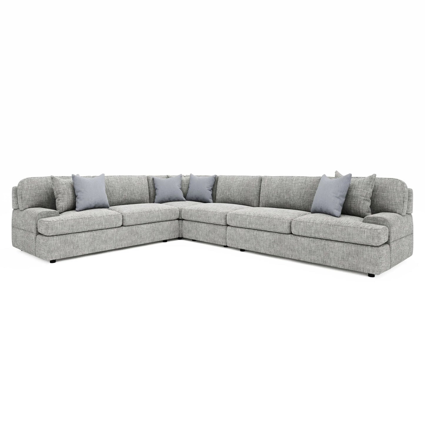 Serena Fabric Sectional – Modern Comfort with Timeless Style
