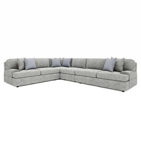 Serena Fabric Sectional – Modern Comfort with Timeless Style