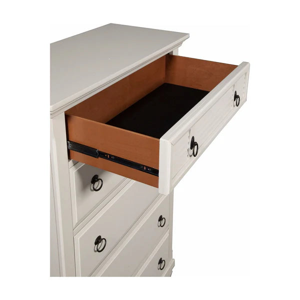 Winchester White Chest - Elegant Storage with Ample Drawer Space