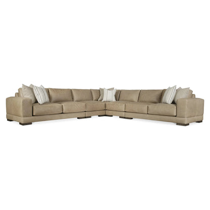 Lars Leather Sectional – Modern Luxury Sofa for Living Room