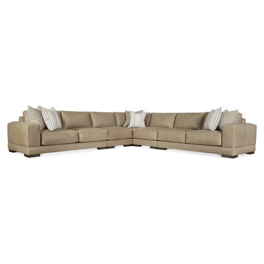 Lars Leather Sectional – Modern Luxury Sofa for Living Room