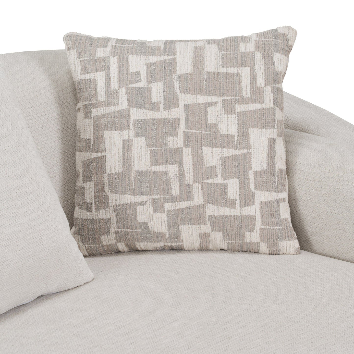 Yorba Modern Beige Fabric Loveseat
