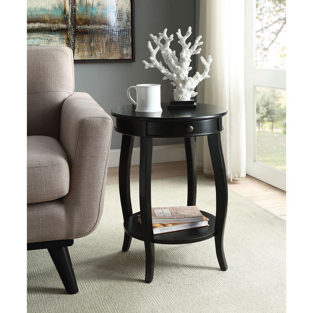 ACME Alysa End Table in Black
