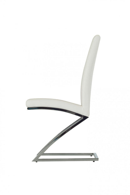 Angora - Modern White Dining Chair (Set of 2)
