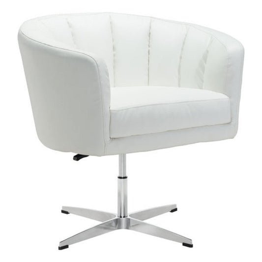Wilshire Occasional Chair White Pu