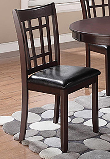 Lavon Transitional Espresso Black Dining Chair (Set of 2)