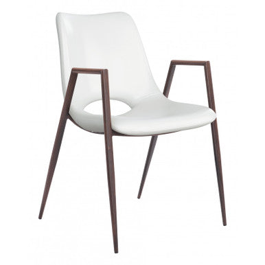 Desi Dining Chair White  Set of 2
