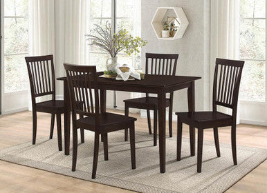 Oakdale Casual Cappuccino Five-Piece Dinette Set