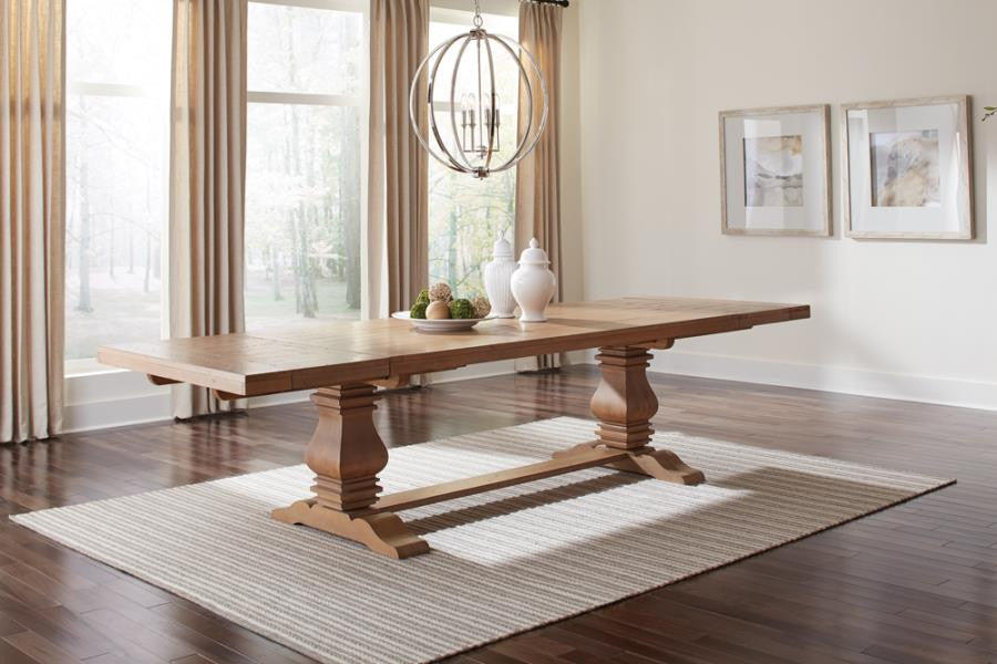 Florence Rectangular Double Pedestal Dining Table