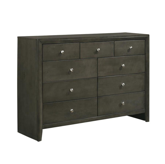 Wakefield 9-Drawer Dresser Mod Grey