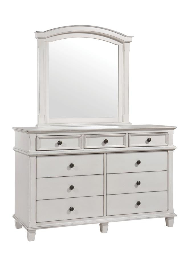 Carolina 9-Drawer Dresser Antique White