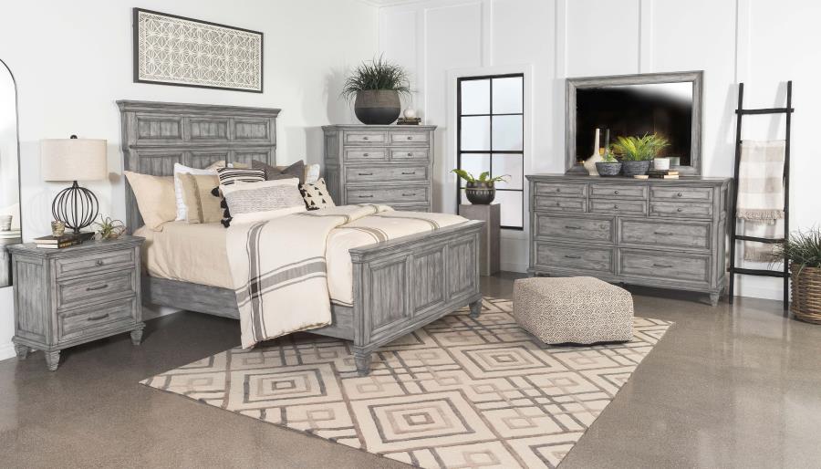 Avenue 8-drawer Rectangular Dresser Grey