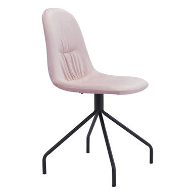 Slope Dining Chair Pink Set of 2