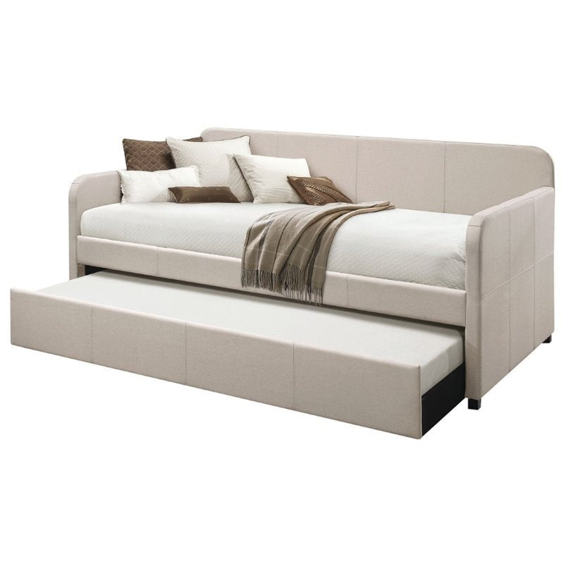 ACME Jagger Daybed & Trundle (Twin Size) in Fog Fabric