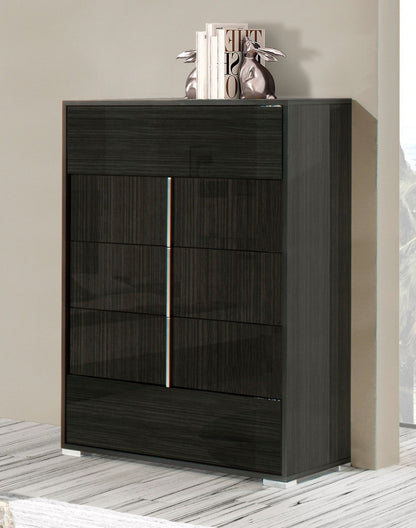 Modrest Ari Modern Grey Lacquer Chest