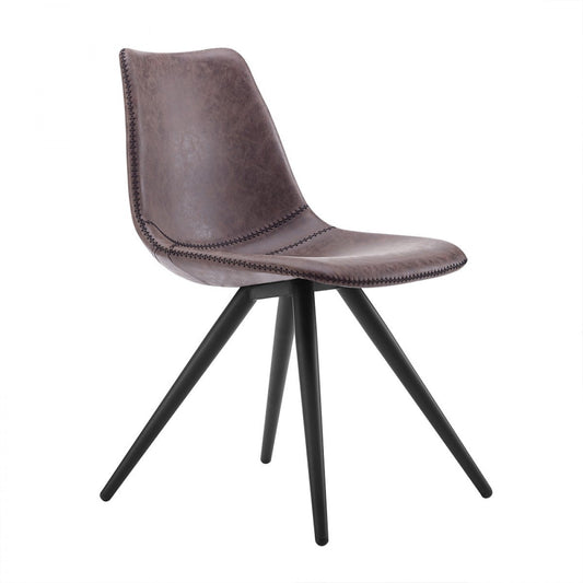 Modrest Condor Modern Brown Dining Chair (Set of 2)