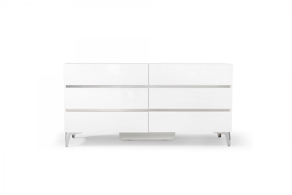 Nova Domus Angela - Italian Modern White Dresser