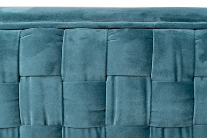 Divani Casa Atwood Modern Teal Arm Chair
