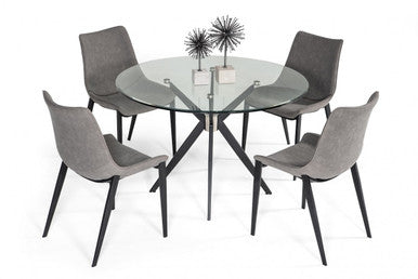 Modrest Dallas Modern Black Dining Table