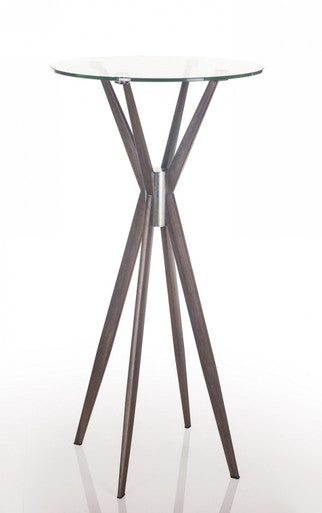Modrest Kaitlyn Modern Black Bar Table