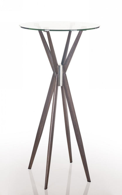Modrest Kaitlyn Modern Black Bar Table