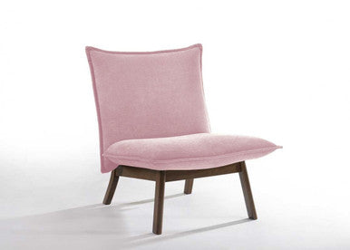 Modrest Gardner Modern Pink Accent Chair