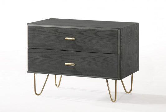 Modrest Bryan - Modern Grey Nightstand