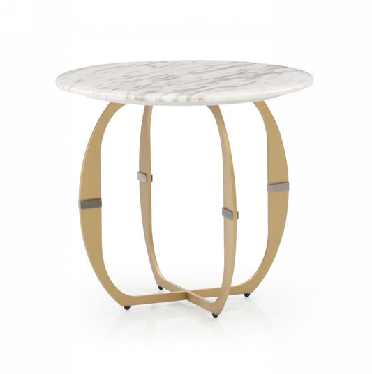 Modrest Echo Modern Marble End Table