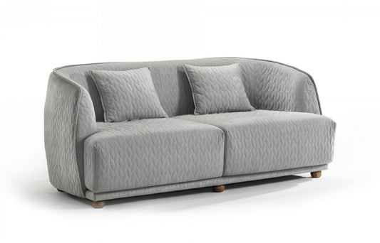 Modrest Clem Modern Grey Loveseat DISC