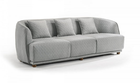 Modrest Clem Modern Grey Sofa DISC