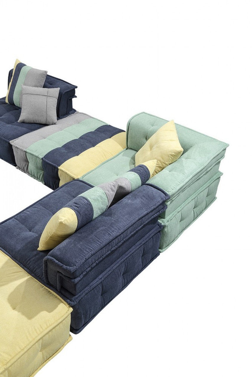 Divani Casa Dubai - The Second- Modern Fabric Sectional Sofa