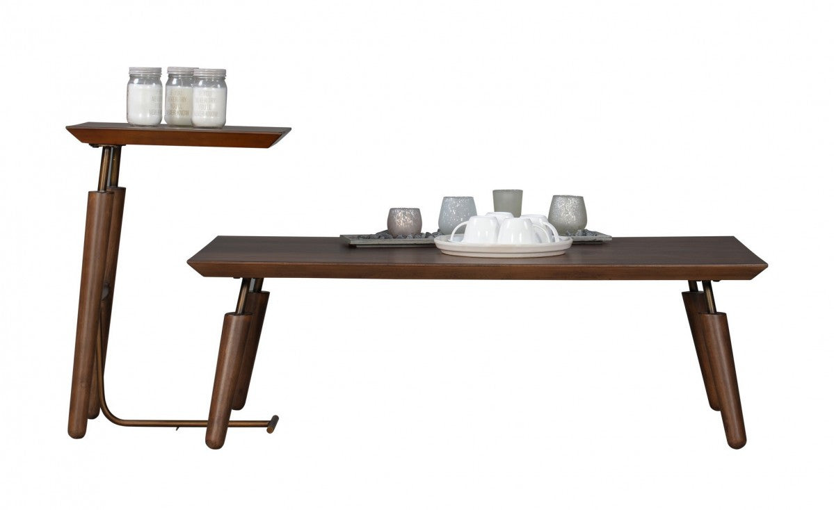 Modrest Sebring Mid-Century Modern Acacia Coffee Table