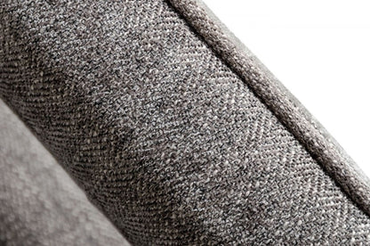 Modrest Edna Modern Dark Grey Fabric Accent Chair