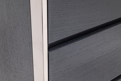 Modrest Jolene - Modern Grey Nightstand