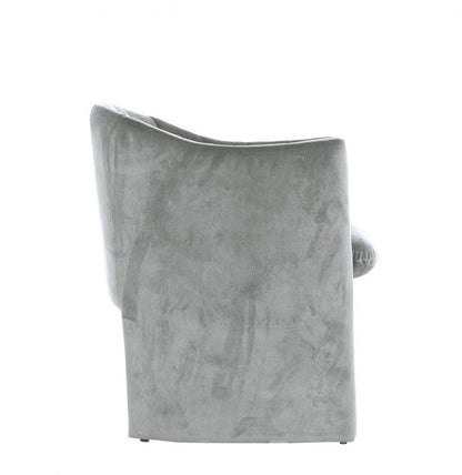 Modrest Danube Modern Grey Fabric Dining Chair