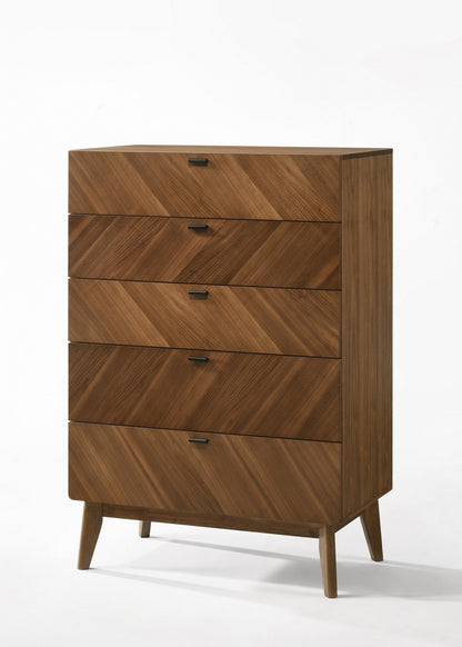 Nova Domus Kamela -Modern Walnut Bedroom Set