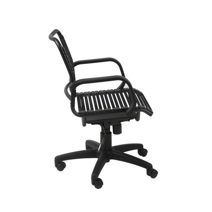 Euro Bungie Flat Mid Back Office Chair
