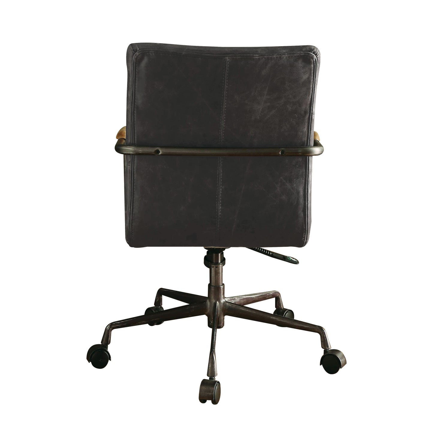 ACME Harith Office Chair in Antique Slate Top Grain Leather
