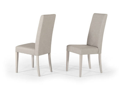 Nova Domus Alexa Italian Modern Grey Dining Chair (Set of 2)