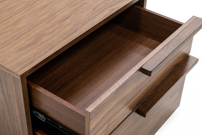 Modrest Amberlie - Modern Walnut Nightstand