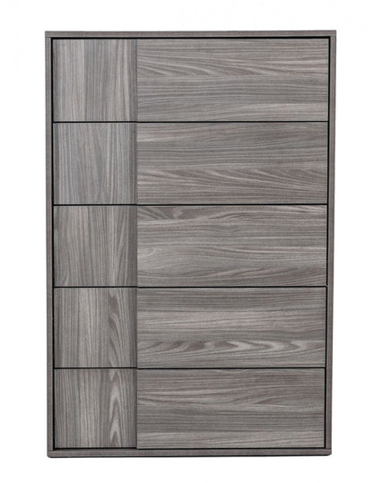 Nova Domus Asus Italian Modern Elm Grey Chest