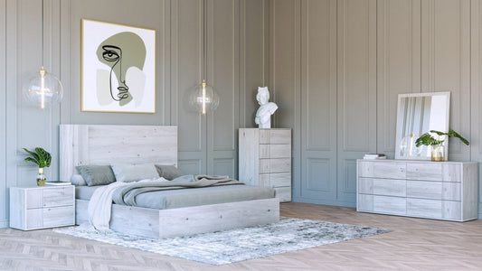 Nova Domus Asus Modern Italian White Bedroom Set