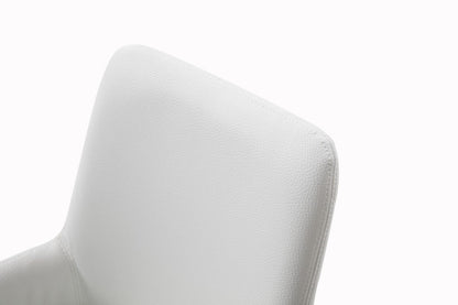 Modrest Robin Modern White Bonded Leather Dining Chair