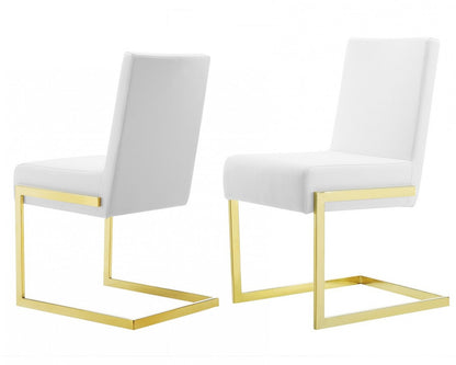 Modrest Batavia - Modern White Dining Chair (Set of 2)