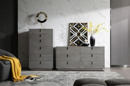 Modrest Buckley - Modern Grey Crackle Chest