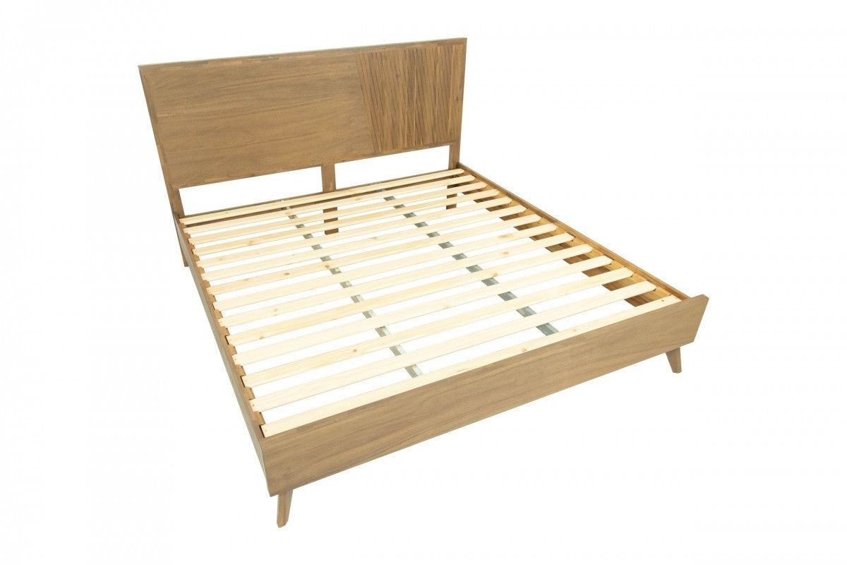 Modrest Claire Contemporary Walnut Bed